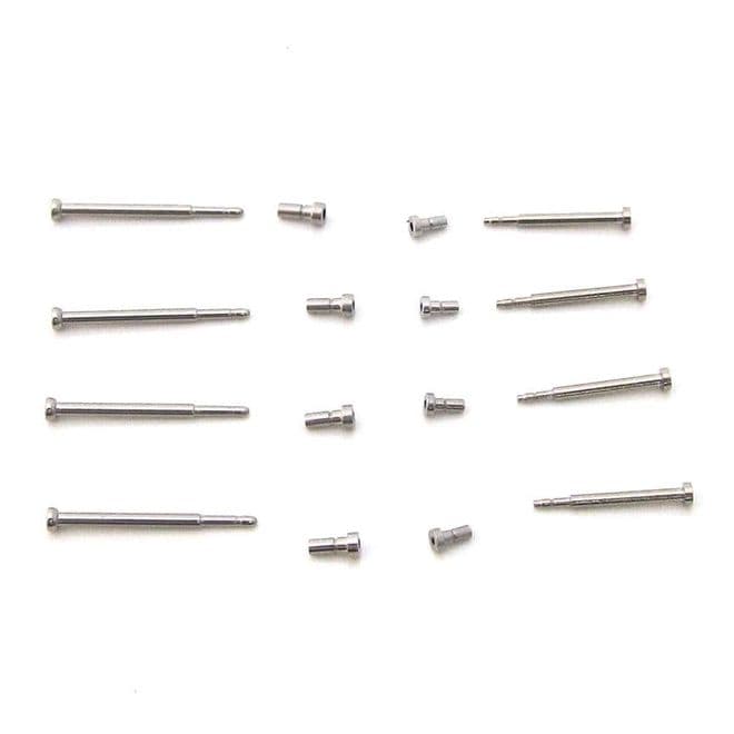 Four CHANEL Link Pins for Stainless Steel Straps | Watch Hands | Watch Straps and Bands | Watch Tools | Watch Glass and Crystals | Cleaning | Watch Parts | Vintage Watch Parts | Watch Batteries | Clock Parts