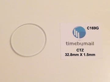 For CITIZEN Watch Glass Crystal 32.8mm X 1.55mm Replacement Spare Part