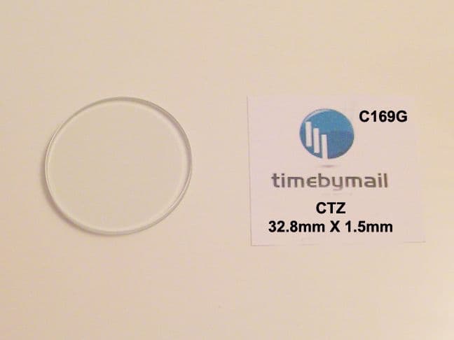 For CITIZEN Watch Glass Crystal 32.8mm X 1.55mm Replacement Spare Part