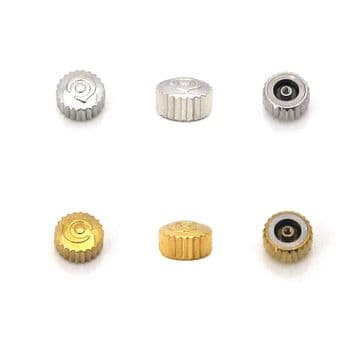 For CYMA Watch Crown SILVER & GOLD Small and Large Replacement New Spare Part
