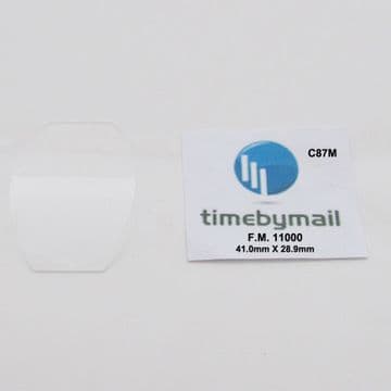 For FRANCK MULLER 11000 ART DECO Watch 41mm X 28.9mm Glass Crystal New Part