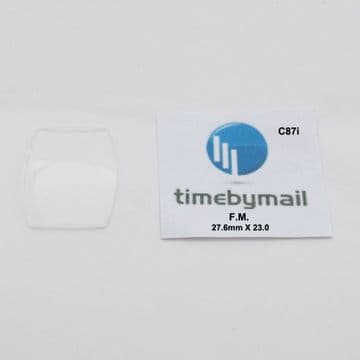 For FRANCK MULLER Watch 27.6mm X 23mm X 1mm Glass Crystal New Spare Part