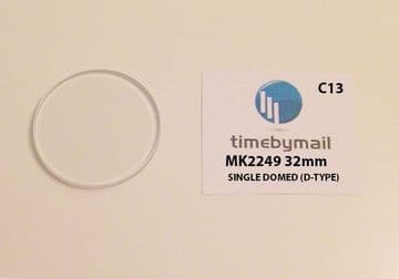 For MICHAEL KORS MK2249 Watch Glass Crystal Replacement 32mm Spare Part