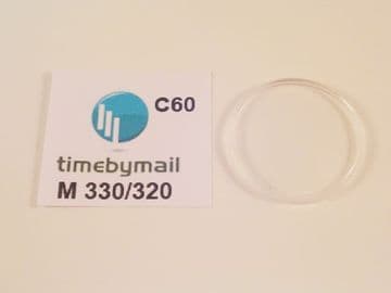 For MIDO POWERWIND Fits 33mm Watch Replacement Plexi-Glass Plastic Crystal