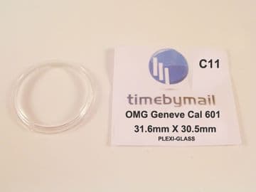 For OMEGA GENEVE 135.041 New Watch Plexi-Glass Crystal Replacement 31.6mm