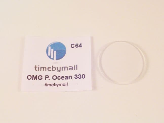 For OMEGA PLANET OCEAN SAPPHIRE Crystal 33mm Watch Replacement Glass Part