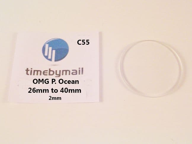 For OMEGA PLANET OCEAN Watch Glass Crystal 26mm-40mm DOUBLE DOMED Spare Part