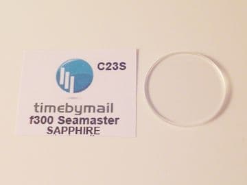 For OMEGA SEAMASTER F300Hz Electronic Sapphire Crystal Watch Glass Part