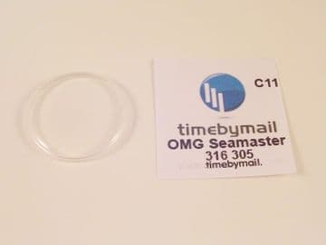 For OMEGA SEAMASTER Quality Watch Crystal 31.6mm Plexi Glass NEW Spare Part