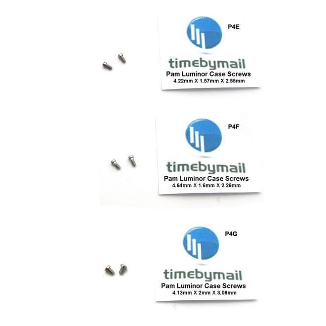 For PANERAI LUMINOR 2X Case / Crown Guard Screws 4.13mm / 4.22mm / 4.64mm  Watch Spare Part