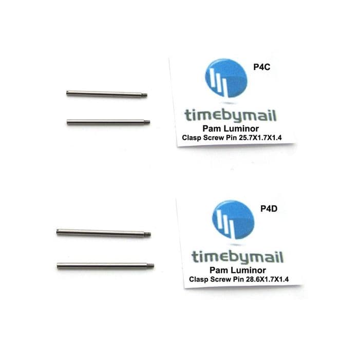 For PANERAI LUMINOR 2X Clasp Screw Pins 25.7mm / 28.6mm New Watch Spare Part