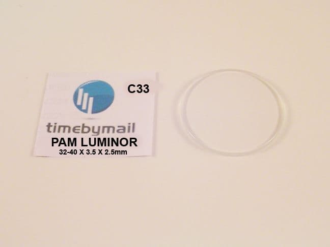 For PANERAI LUMINOR 32mm-40mm New Watch Glass Crystal Replacement Non Date