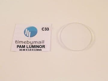For PANERAI LUMINOR 32mm-40mm New Watch Glass Crystal Replacement Non Date
