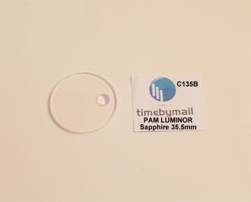For PANERAI LUMINOR 35.5mm Date SAPPHIRE Watch New Replacement Crystal Part