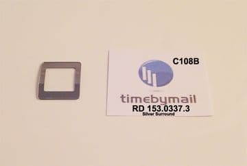 For Rado 152.0337.3 Ceramica Sintra Jubile 20.5mm X 17.5mm Silver Crystal