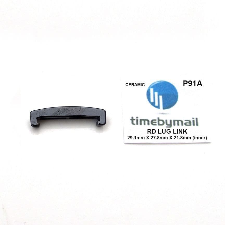 Attacco Per Cinturino Orologio RADO Ceramica, Nero In Ceramica. Misura 29.1x21.8mm, Parte P91A.