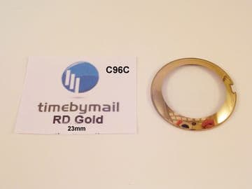 For RADO COUPOLE 23mm Gold Watch Glass Crystal Replacement New Spare Part