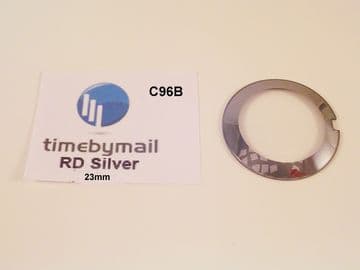 For RADO COUPOLE 23mm Silver Watch Glass Crystal Replacement New Spare Part