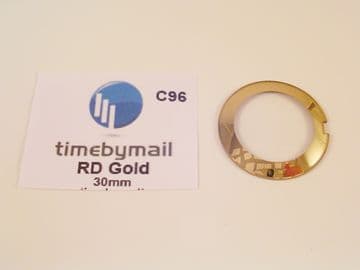 For RADO COUPOLE 30mm Gold Watch Glass Crystal Replacement New Spare Part
