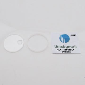 For ROLEX 116610LN Submariner Date Sapphire Watch Crystal NEW Spare Part