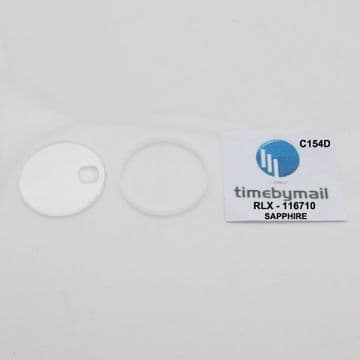 For ROLEX 116710 GMT Master II Oyster Perpetual Sapphire Watch Crystal