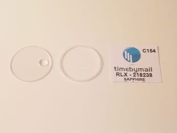 For ROLEX 218238 Day Date New Watch Crystal SAPPHIRE 32.6mm White Gasket