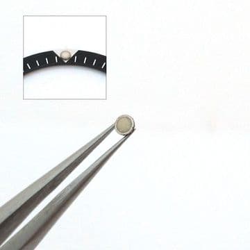 For ROLEX and OTHER Brands 2.5mm Bezel Insert PEARL DOT PIP Watch Dial Part