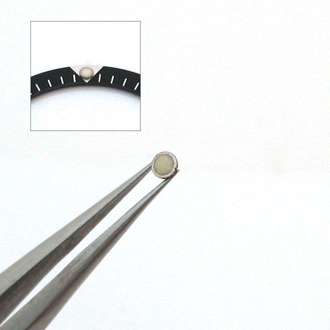 For ROLEX and OTHER Brands 2.5mm Bezel Insert PEARL DOT PIP Watch Dial Part