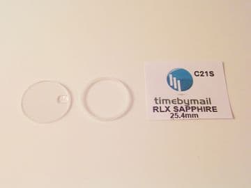 For ROLEX DATEJUST 25-246c Mid Size 25.3mm SAPPHIRE Watch Glass Crystal Part