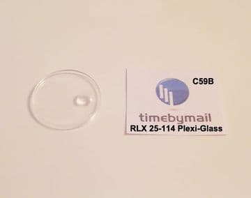 For ROLEX Model 1802 ​​​​​​​Date​​​​​​​ Plexi-Glass Watch Crystal Spare Part 25-114