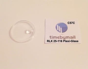 For ROLEX Model 6542 Date Plexi-Glass Watch Crystal Spare Part 25-116