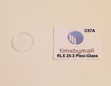 For ROLEX Model 6717 Non Date Plexi-Glass Watch Crystal Spare Part 25-3