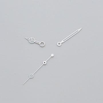 For ROLEX SUBMARINER ETA 2834/2836 Watch Replacement SILVER Hands Spare Parts