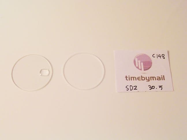 Sandoz 30.5mm Date Replacement Crystal | Watch Glass and Crystals | Watch Hands | Watch Straps and Bands | Watch Tools | Cleaning | Watch Parts | Vintage Watch Parts | Watch Batteries | Clock Parts