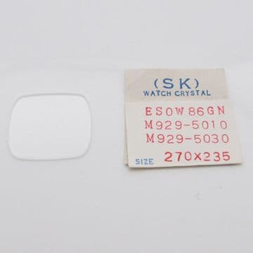 For SEIKO M929 5030 Digital Glass Watch Crystal 27mm X 23.5mm Spare Part