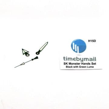 For SEIKO MONSTER Black DIVER Watch Hands 7S26 & 7S36 Movement Spare Part