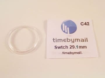 For SWATCH 29.1mm Watch Replacement Plexi-Glass Crystal No Date Spare Part