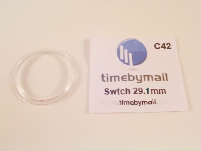 For SWATCH 29.1mm Watch Replacement Plexi-Glass Crystal No Date Spare Part