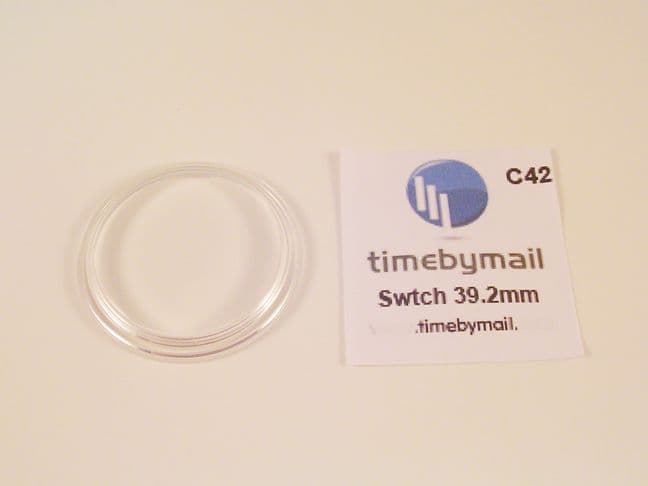 For SWATCH 39.2mm Watch Replacement Plexi-Glass Crystal No Date Spare Part