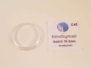 For SWATCH 39.2mm Watch Replacement Plexi-Glass Crystal No Date Spare Part