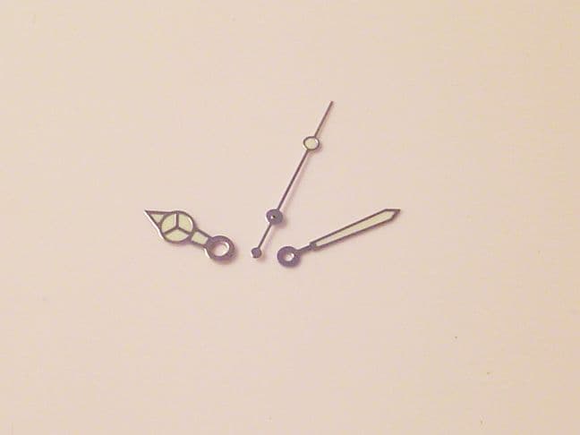 TAG HEUER ETA 955112 Watch Replacement Men's Silver Hands | Watch Hands | Watch Straps and Bands | Watch Tools | Watch Glass and Crystals | Cleaning | Watch Parts | Vintage Watch Parts | Watch Batteries | Clock Parts