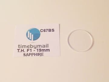 For TAG HEUER F1 980018 19mm SAPPHIRE Watch Glass Crystal Part