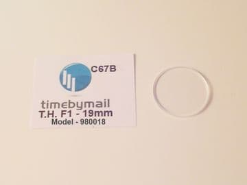 For TAG HEUER F1 980018 19mm Watch Glass Crystal Part