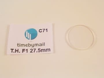 For TAG HEUER F1 980020 Watch Glass Crystal 27.5mm Replacement NEW Part