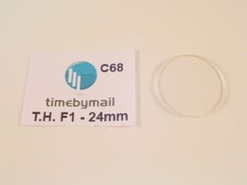 For TAG HEUER F1 WA1211 Replacement Watch Glass Crystal Spare 24mm Part