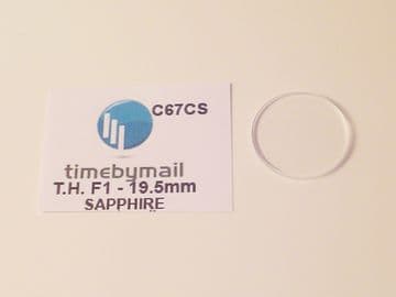 For TAG HEUER F1 WA1411 Replacement Watch SAPPHIRE 19.5mm Crystal Part