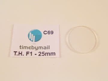 For TAG HEUER F1 WD1211 25mm Replacement Glass Crystal Part