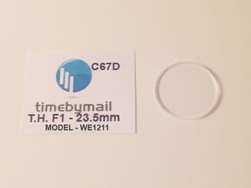 For TAG HEUER F1 WE1211 23.5mm Replacement Glass Crystal