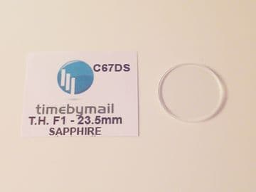 For TAG HEUER F1 WE1211 23.5mm Replacement SAPPHIRE Crystal
