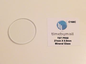 For TISSOT PR50 Watch Glass Crystal New Replacement Spare Part 27mmX 0.9mm
